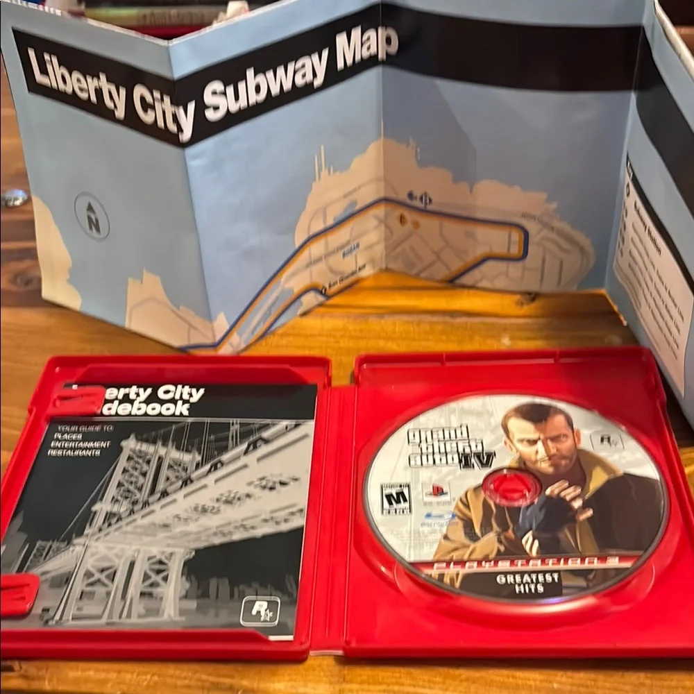 Sony PlayStation 3 Game - Grand Theft Auto IV in Red Case